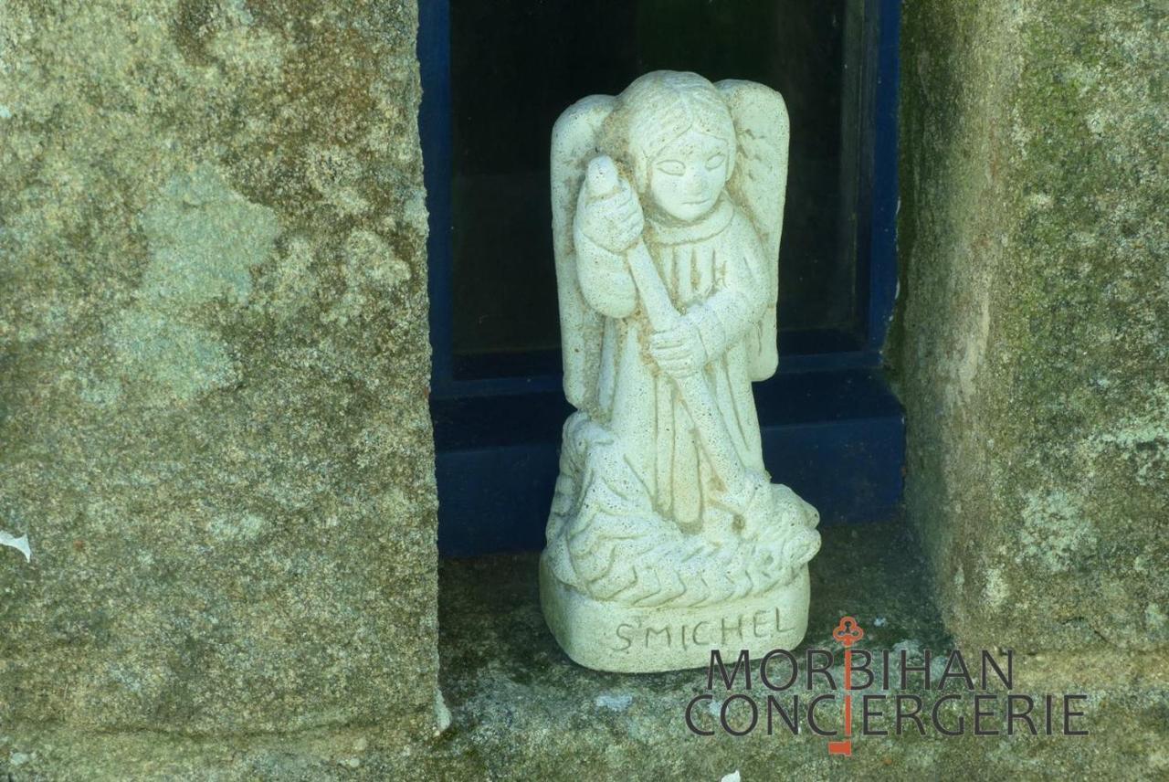 Belle Longere En Campagne A Larmor Baden Villa Exterior photo