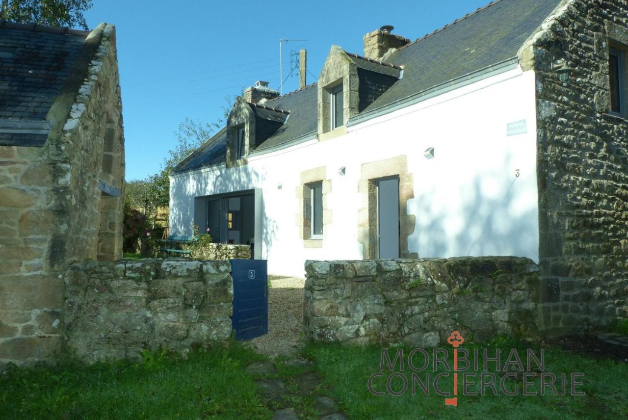 Belle Longere En Campagne A Larmor Baden Villa Exterior photo